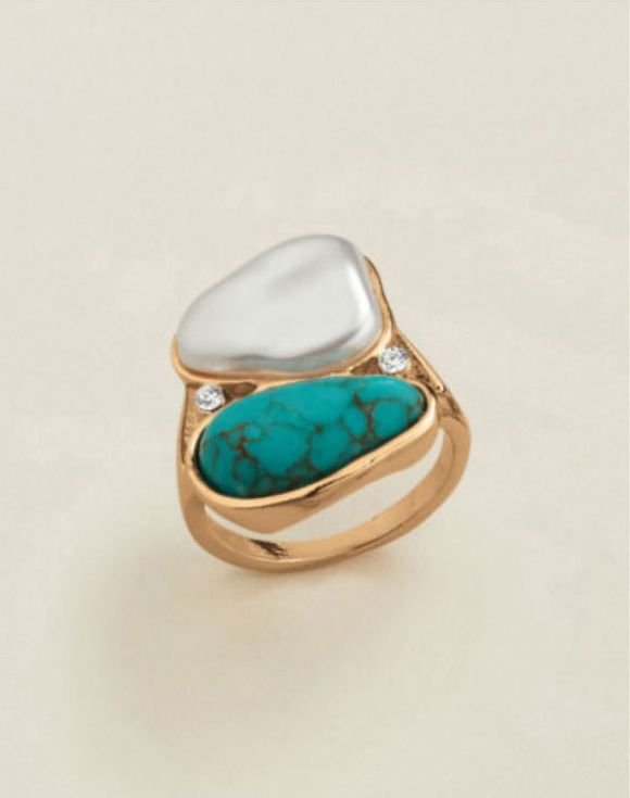 Turquoise Tides Statement Ring 2 Turquoise Tides Statement Ring - Image 2