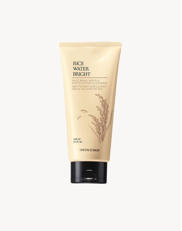 The Face Shop Rice Water Bright Rice Bran Gentle Exfoliating Cleanser 1 The Face Shop Rice Water Bright Rice Bran Gentle Exfoliating Cleanser