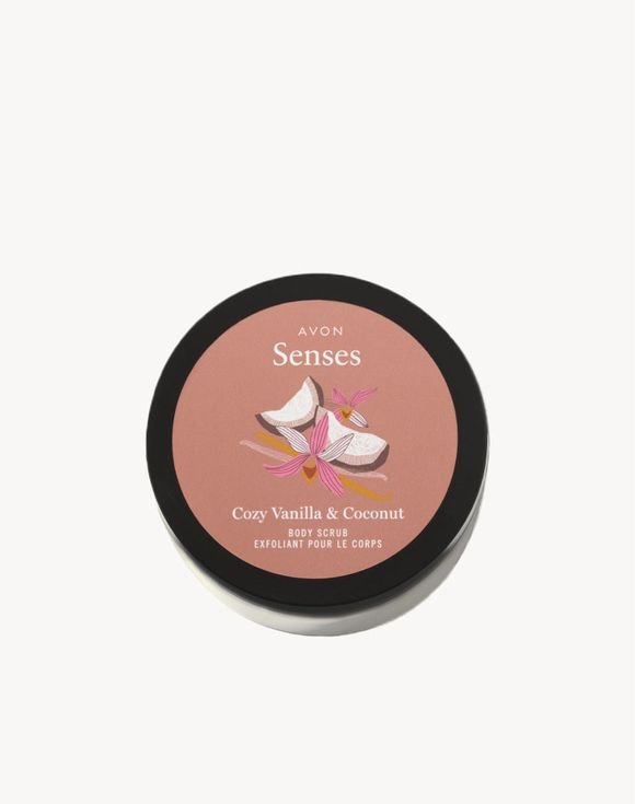 Senses Cozy Vanilla & Coconut Body Scrub 1 Senses Cozy Vanilla & Coconut Body Scrub
