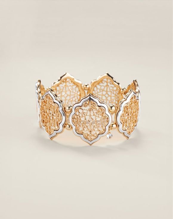 Arabesque Elegance Stretch Bracelet 1 Arabesque Elegance Stretch Bracelet