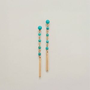 Shop 3 Turquoise Tides Linear Earrings