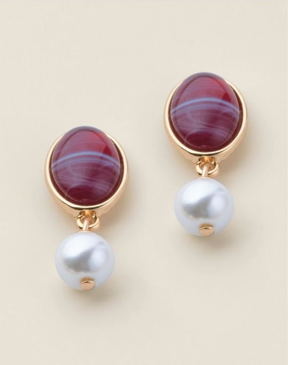 Classic Jewel Drop Necklace and Earring Set 2 Classic Jewel Drop Necklace and Earring Set - Image 2