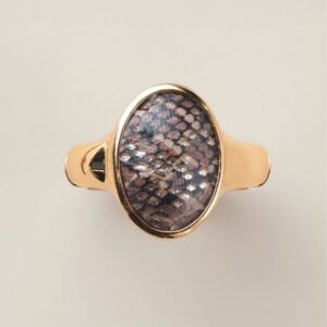 Serpentine Glow Stretch Ring