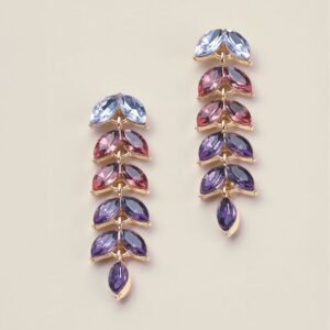 Violet Ivy Ombré Earrings