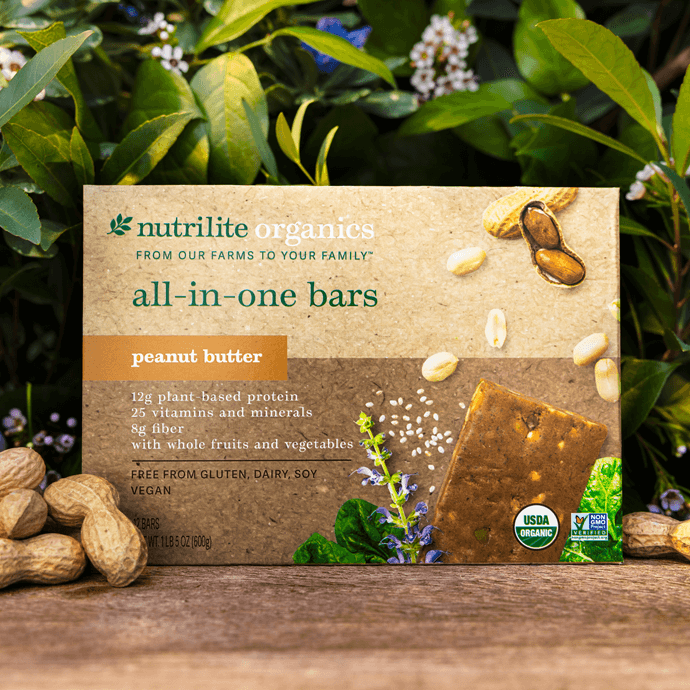 Nutrilite™ Organics All-in-One Bars – Peanut Butter 2 Nutrilite™ Organics All-in-One Bars – Peanut Butter - Image 2