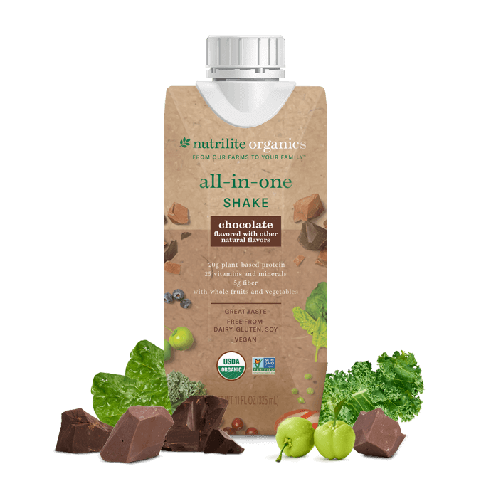 Nutrilite™ Organics All-in-One Shakes – Chocolate 1 Nutrilite™ Organics All-in-One Shakes – Chocolate